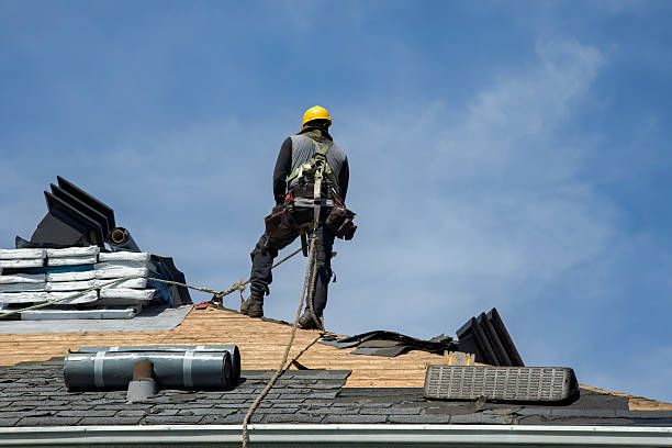 Professional Roofing technician working in Oxford, MD